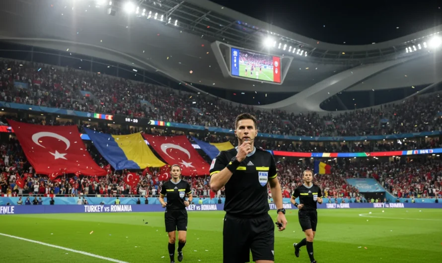 Türkiye-Romanya Karşılaşmasının Hakemi François Letexier Olarak Belirlendi