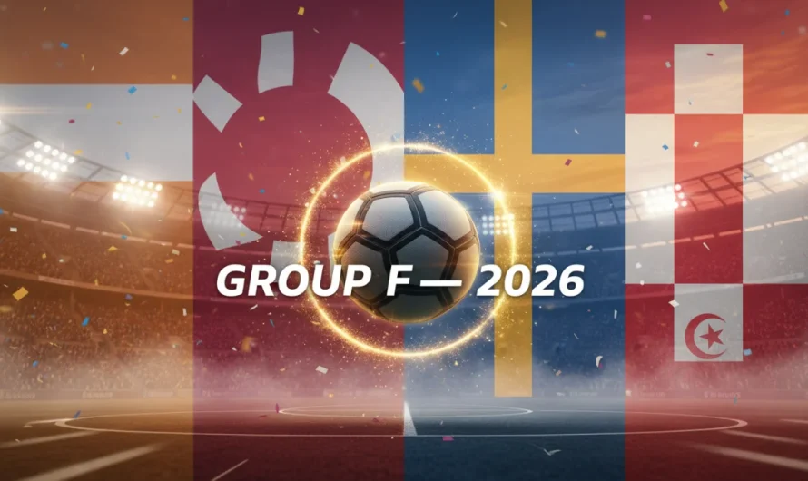 2026 Dünya Kupası F Grubu: Dört Takım, Bir Hedef