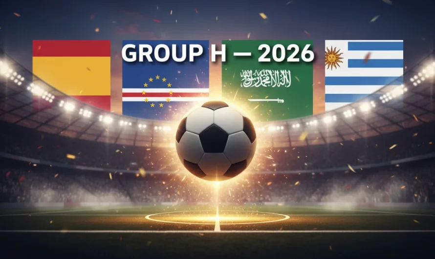 2026 Dünya Kupası H Grubu Analizi: İspanya’nın Avantajı, Uruguay’ın Dönüşüm Süreci ve Cape Verde’nin Tarihi Anları