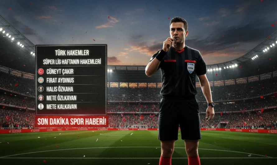 Süper Lig 7. Haftasında Hakemlikte Yeni Sayfa